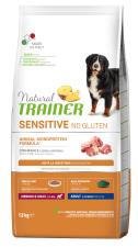Sensitive No Gluten Medium&Maxi Adult con maiale 12kg